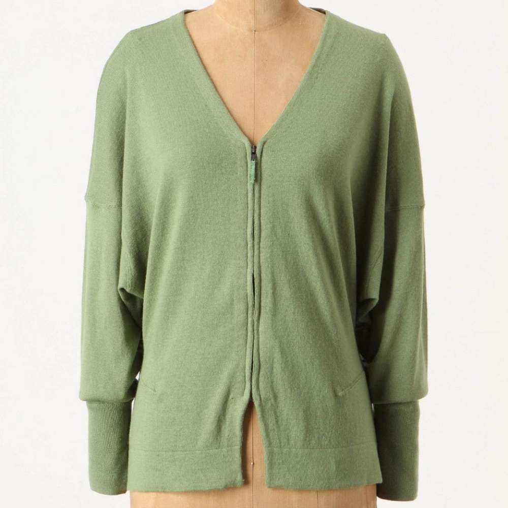 Anthropologie Field Flower Split Difference Cardi